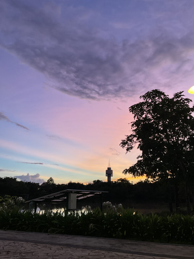 วิวอ่างสกล ในมอเกษตร