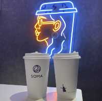 🧋 SOMA – ชานมดีไซน์เก๋ใจกลาง Zhongshan ไทเป