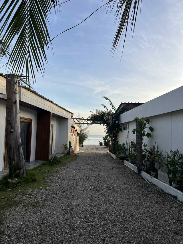 The beach resort