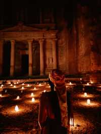 🌙 Petra by Night – A Magical Experience in the Rose-Red City