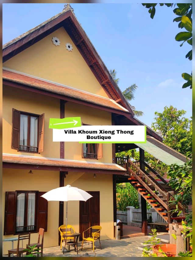 🛌 : Villa Khoum Xieng Thong Boutique หลวงพระบาง