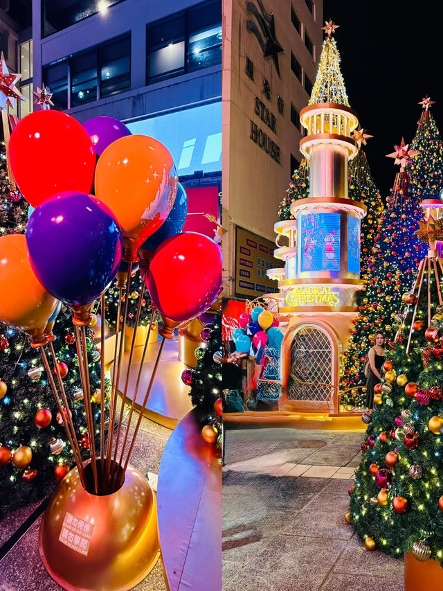 香港「海港城」 燈飾率先睇、節日氣氛十分濃厚！