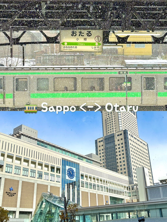 🚆 삿포로에서 오타루 가는 가장 효율적인 방법