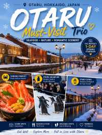 🇯🇵 🦀 Otaru’s Perfect One-Day Route | Sankaku Market, Otaru Aquarium & Otaru Canal ❄️