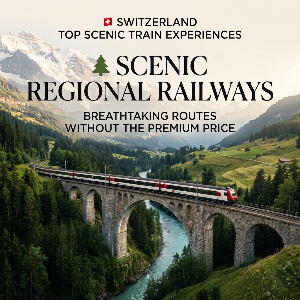Switzerland’s Underrated Scenic Railways: Alpine Magic Without the Luxe Price Tag 🚞🇨🇭