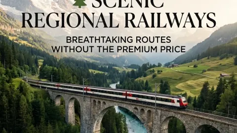 スイスの穴場絶景鉄道:高額な料金なしで楽しむアルプスの魔法 — traveler post in ブリーク