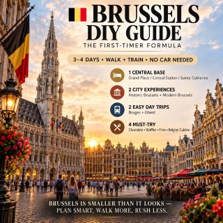 🇧🇪 Brussels DIY Guide — Your First-Timer Formula ✨