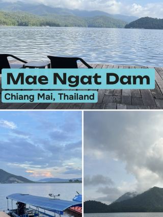 Mae Ngat Dam 🛶 a floating hotel escape near Chiang Mai