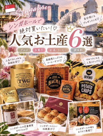 🇸🇬🎁 【完全保存版】シンガポールで絶対買いたい！人気お土産6選