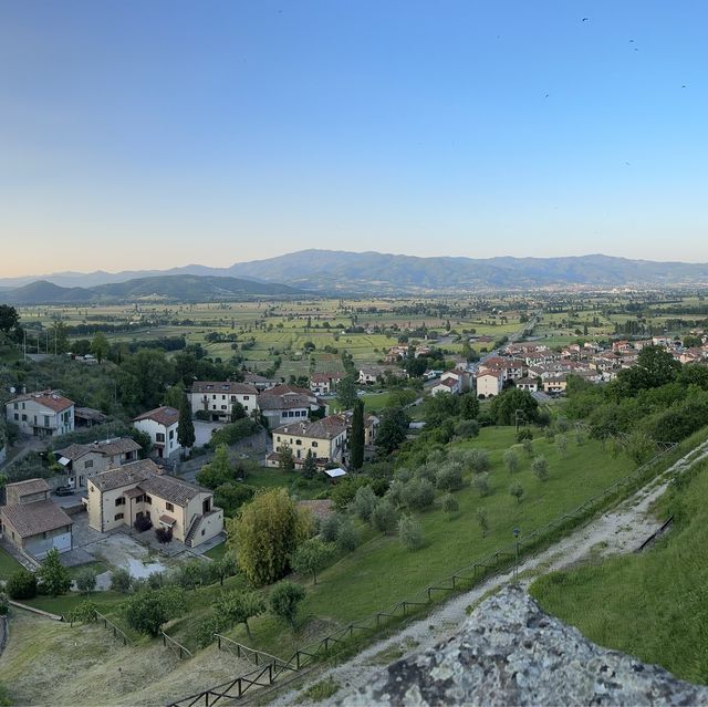 Fantastic scenery view of Anghiari 