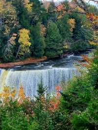 The Majestic Upper Falls are a must see stop in Michigan's U.P.