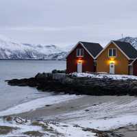 Polar night in Sommarøy (Norway)