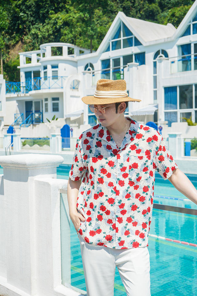 清遠夏日漂流｜迷失在聖托里尼般的愛情海別墅中