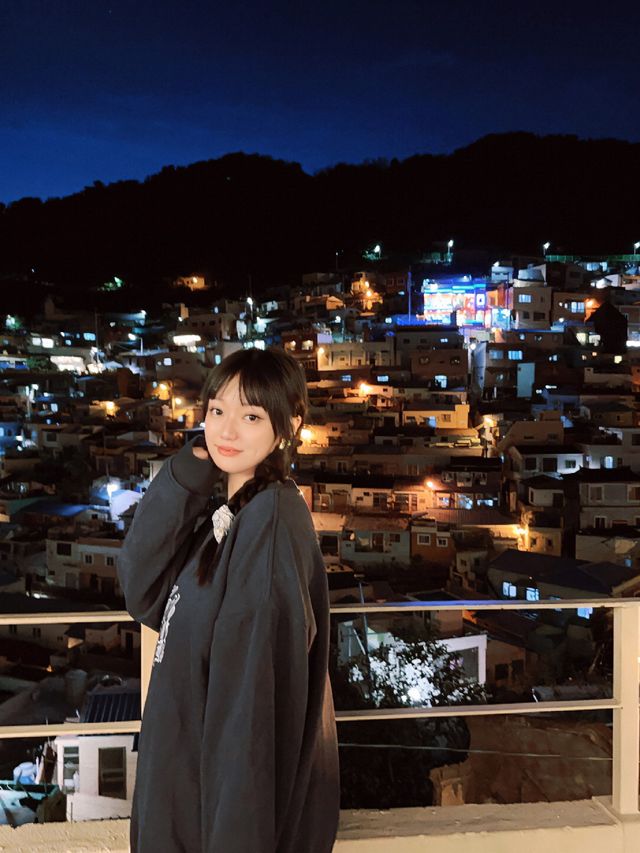 韓國釜山甘川文化村夜景拍攝攻略！