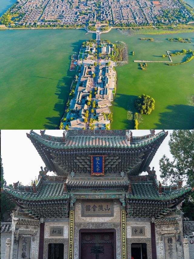 被水環抱的古城-聊城東昌水上古城