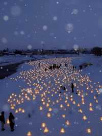 日本最浪漫的燈雪節，美到窒息的迷你小雪屋
