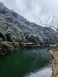 十幾年一遇的雪景！臘月玩轉韶關雲門山！