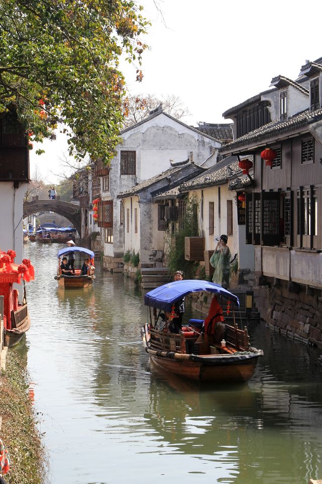 江南水鄉，水墨周莊