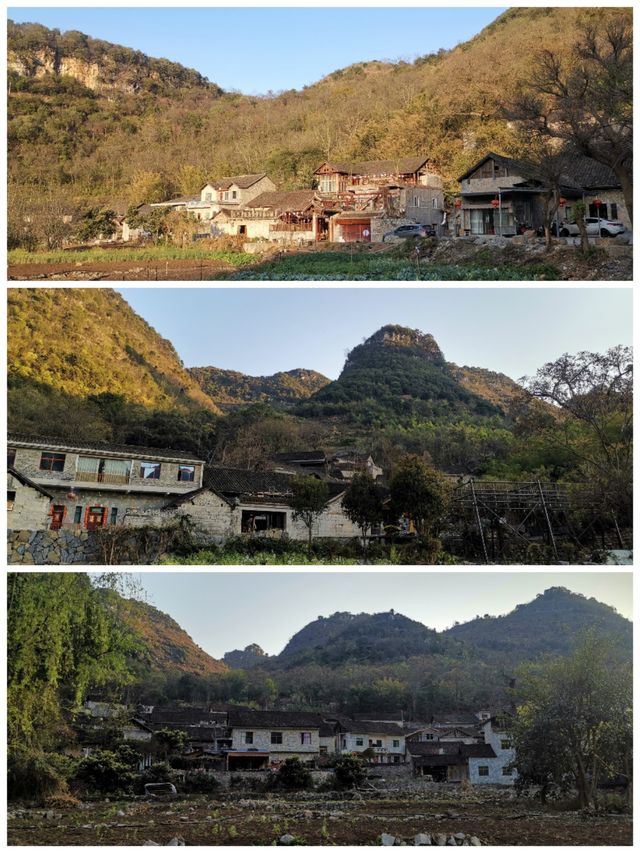 繁花雲貴丨雨補魯天坑石頭村