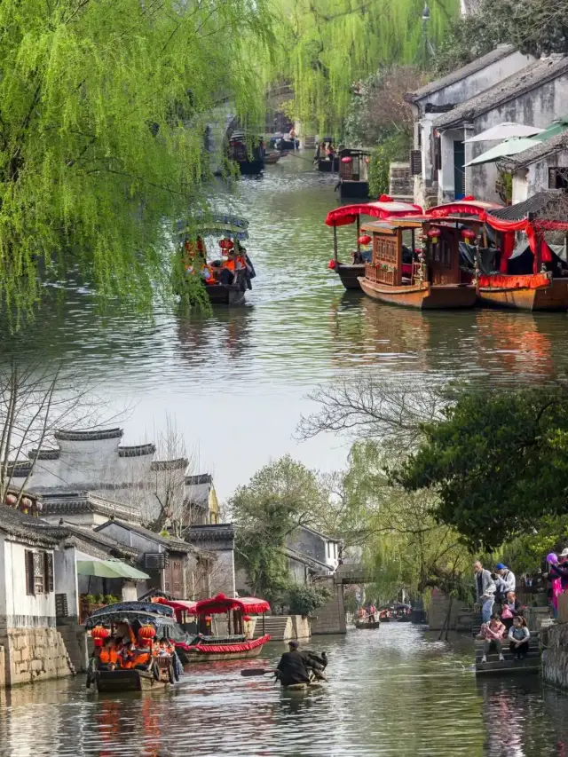 Nanxun in spring is as picturesque as a water town in the south of the Yangtze River