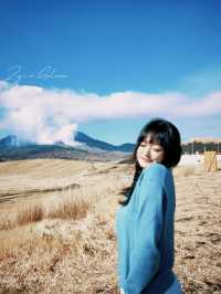 春天你不可錯過的阿蘇火山之旅，在一片遼闊的草千里治癒春天