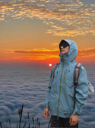 福安白雲山徒步20分鐘看日出雲海。