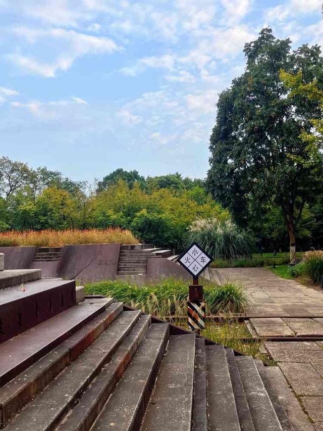 桂花濃度播報｜白塔公園秋色逐漸絢爛。