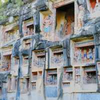 巴中一日遊@南龕石窟風景區