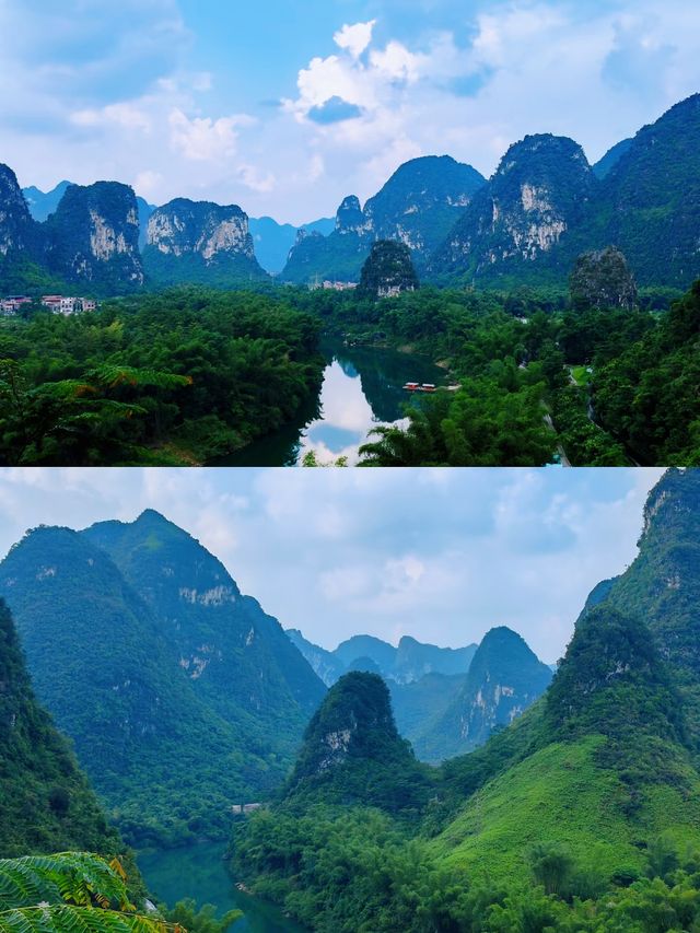 廣西河池龍江第一灣，讓你的眼睛懷孕的風景！