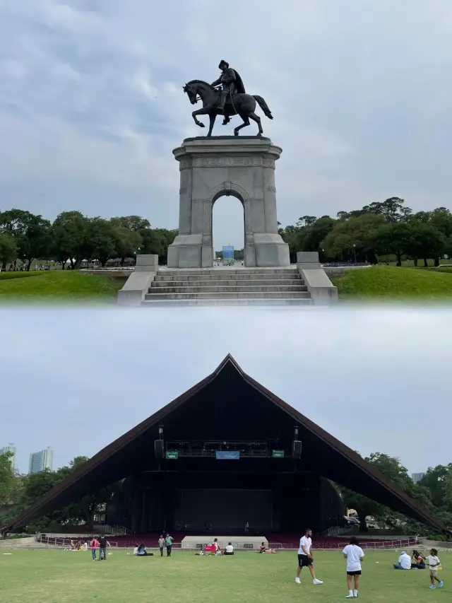 ต้องไปเช็คอินที่สวน Hermann ในฮิวสตัน