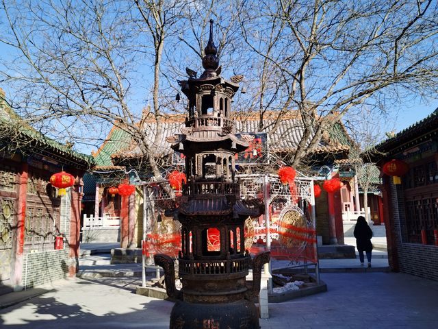 藏有清徐最老唐槐的古寺——宏明寺
