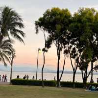 海鷗與落日🌇椰林遊樂場🌴一定要帶娃來‼️