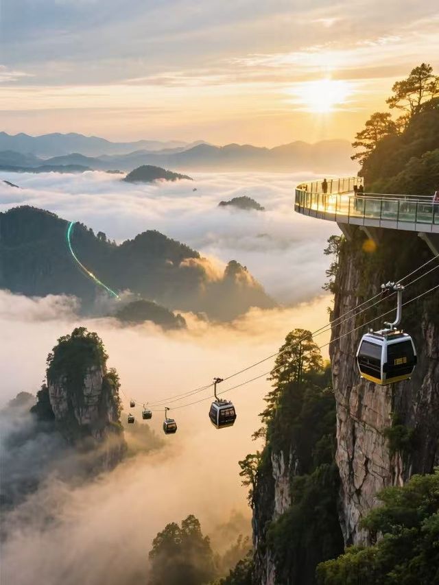 隱藏在張家界的寶藏景區，七星山帶你開啟雲端夢幻之旅！