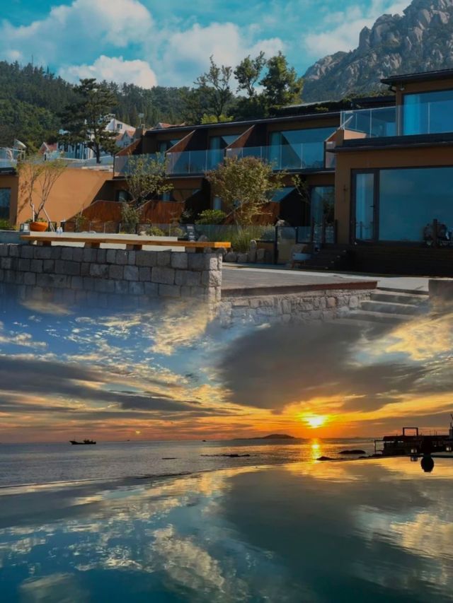 青島！帶私湯的海景小院！步行海邊！好city~