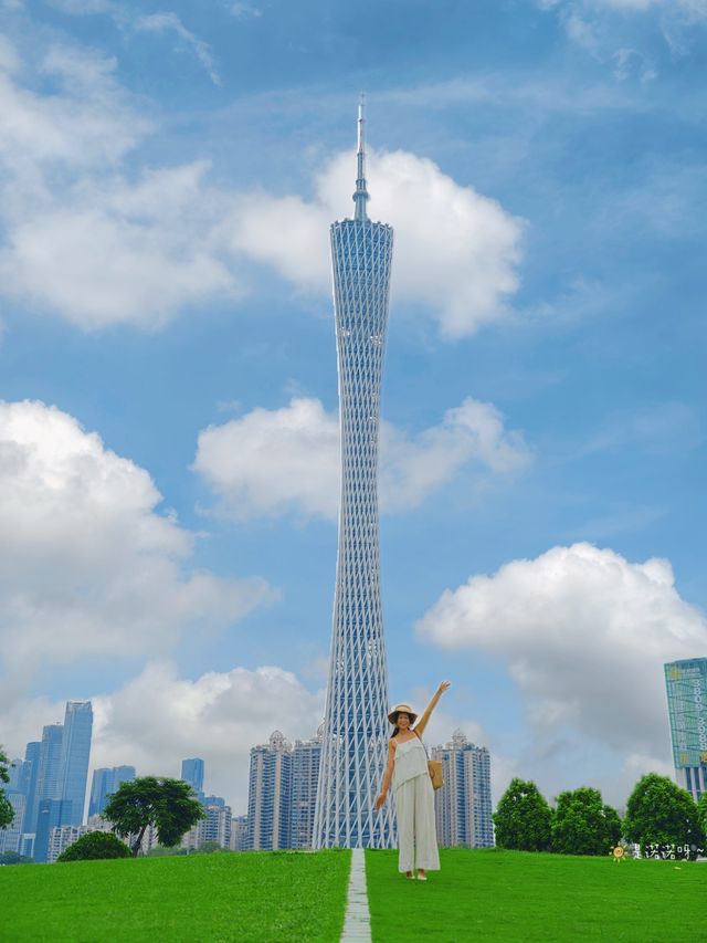廣州塔向日葵花海太美啦附一日遊路線 廣州塔向日葵花海太美啦附一日遊路線
