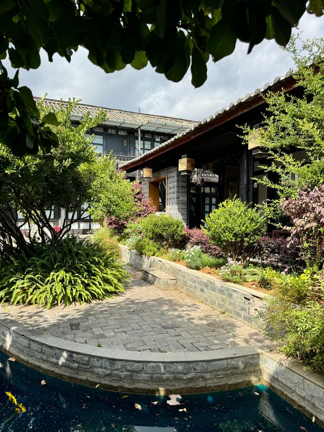 麗江旅行美到心坎裡的庭院