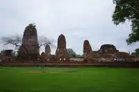 在曼谷百年車站搭火車去大城府~