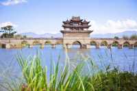 建水十七孔橋金光穿孔