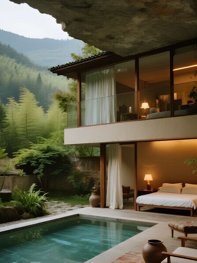 安吉叁拾叁號｜秋日雨中遛娃！山林氧吧+無邊泳池治癒之旅