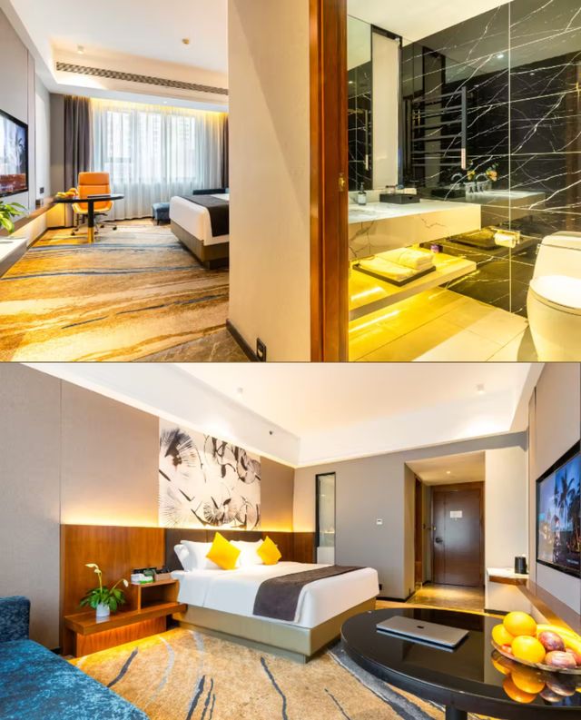 紅白對比床房太出片了 紅白對比床房太出片了