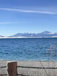 想跟賽里木湖說謝謝🫧人生照片有了！