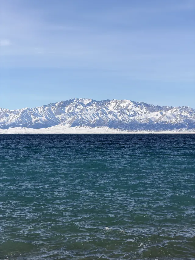 想跟賽里木湖說謝謝🫧人生照片有了！