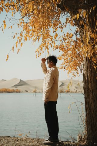 秋をまるごと満喫！新疆タタ秘境：砂漠、湖、そして黄金のポプラの出会い