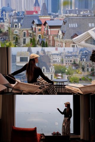 唔使去歐洲住喺大連，一擘大眼就係海景城堡