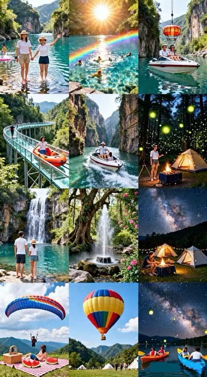"Tiểu Cửu Long Trâu" của Hồ Bắc - điểm đến vui chơi dưới nước tuyệt vời nhất! Hồ Rồng Đen Quảng Thủy