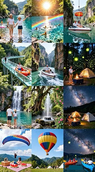 湖北“小九寨”玩水天花板!廣水黑龍潭