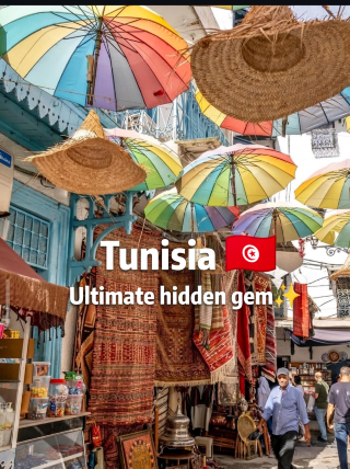 Discover the hidden North African gem of Tunisia! A blend of romantic blue seas and wild deserts.