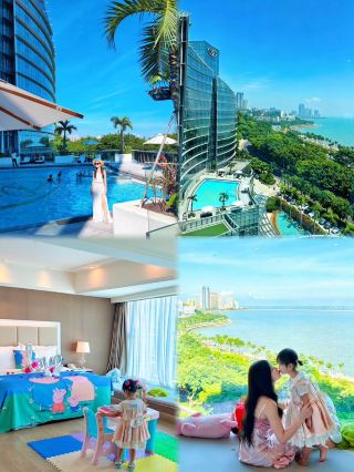 Zhuhai: Relaxed family trip, Peppa Pig sea-view room + beach lighthouse
