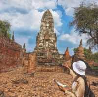 The beautiful temples in Ayutthaya