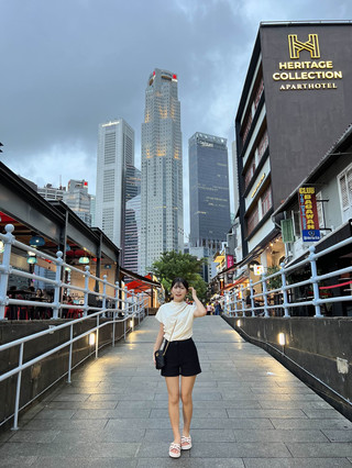 Singapore Boat Quay where you can see the night view at a glance🌊